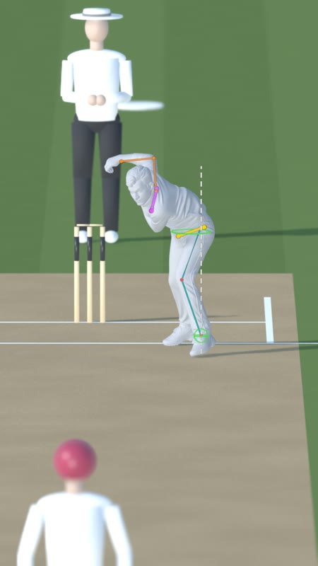 Lines on clay at match frame